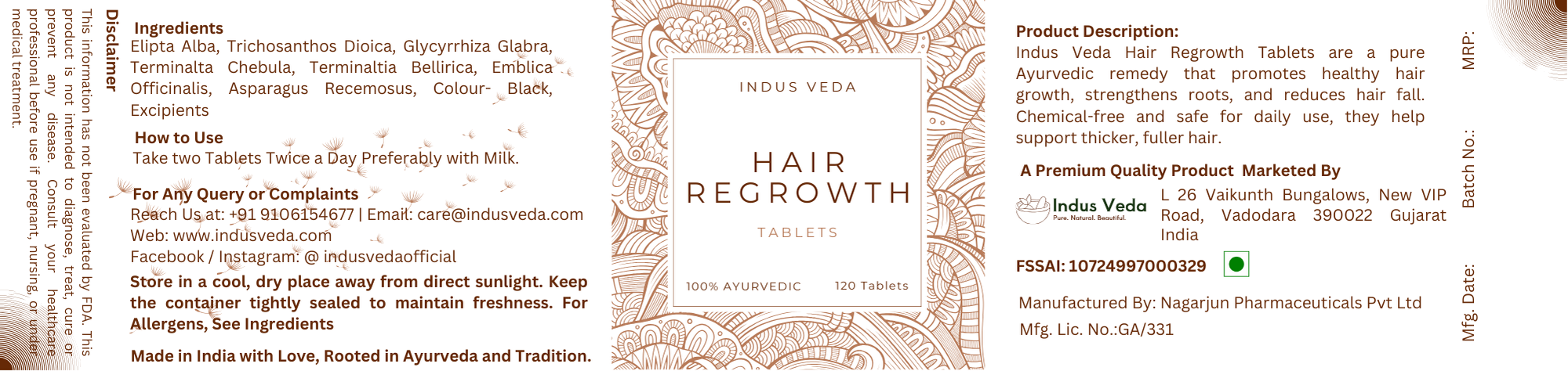 Hair Regrowth Tablets