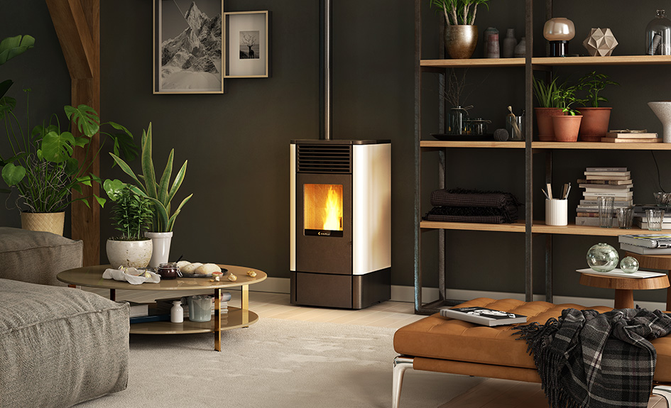 Orinės granulinės krosnelės Ravelli S 70 / S 90