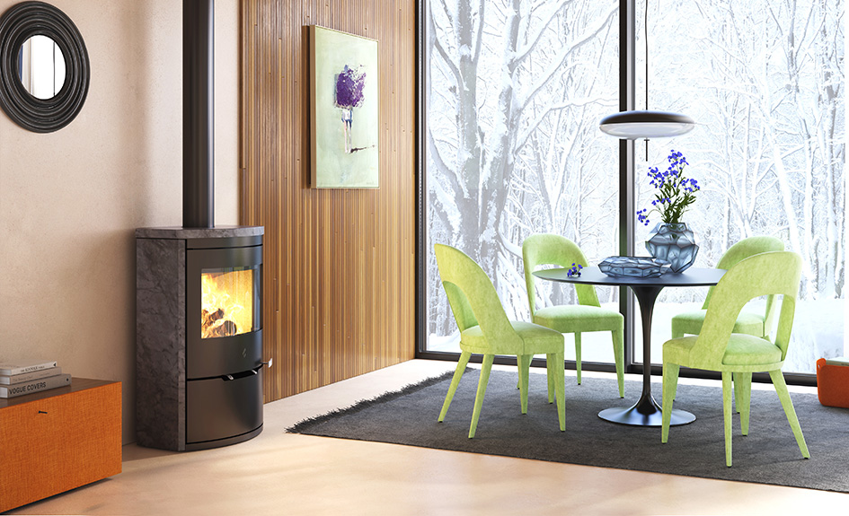 Malkinė krosnelė  MINERVA STONE