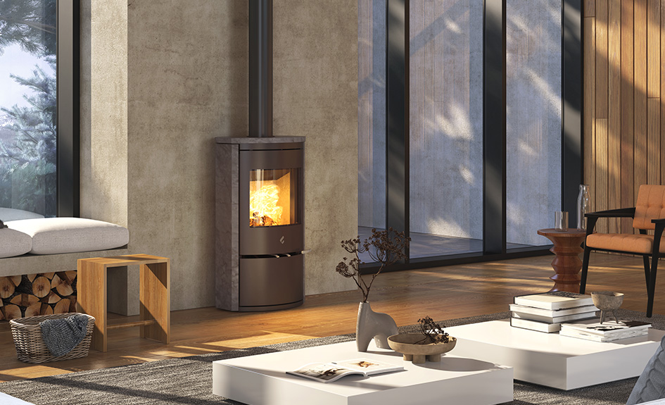 Malkinė krosnelė  RAVELLI CALLIOPE STONE