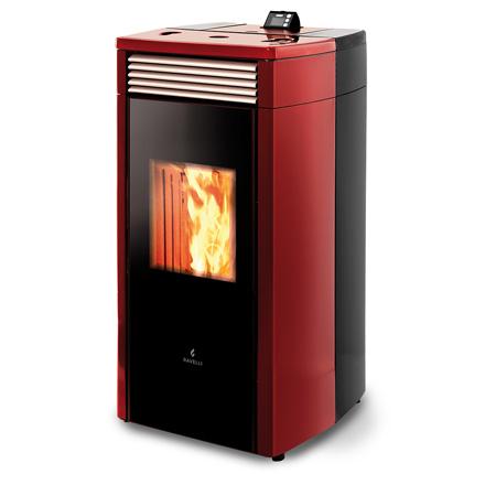 Granulinė krosnelė su vandens kontūru Ravelli HRV 120 PLUS