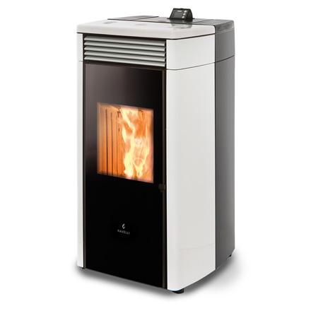 Granulinė krosnelė su vandens kontūru Ravelli HRV 120 PLUS