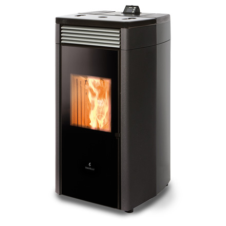 Granulinė krosnelė su vandens kontūru Ravelli HRV 120 PLUS