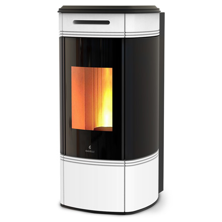 Granulinė krosnelė su vandens kontūru Ravelli HRV GLOBE