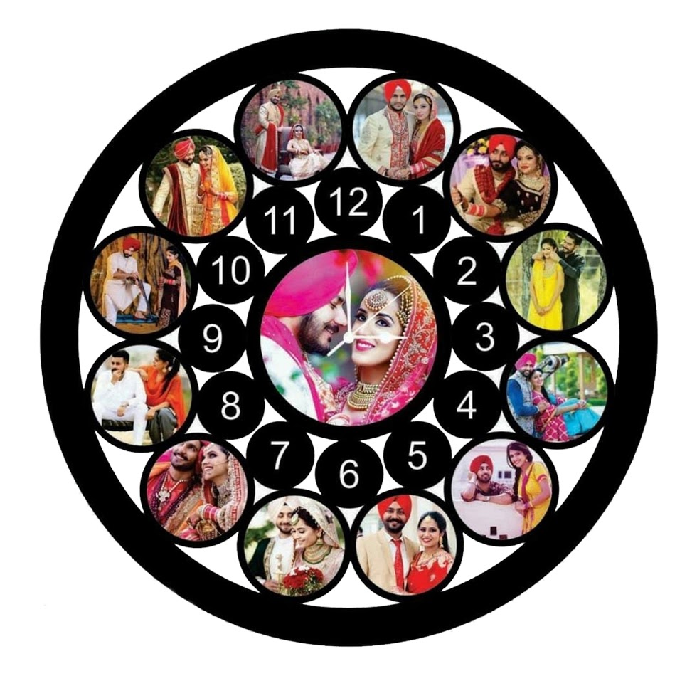 Customized Photo Wall Clock
