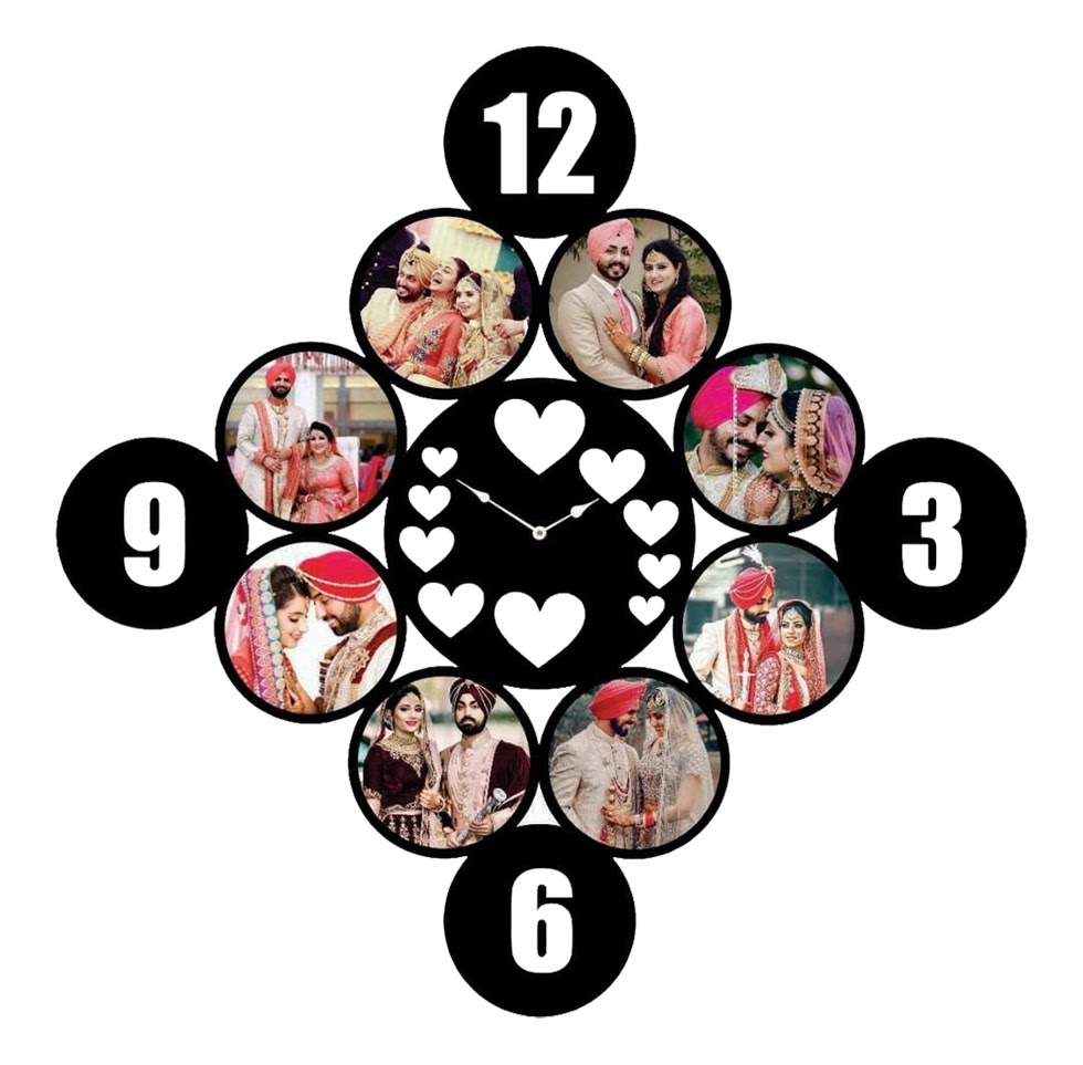 Custom Photo Wall Clock