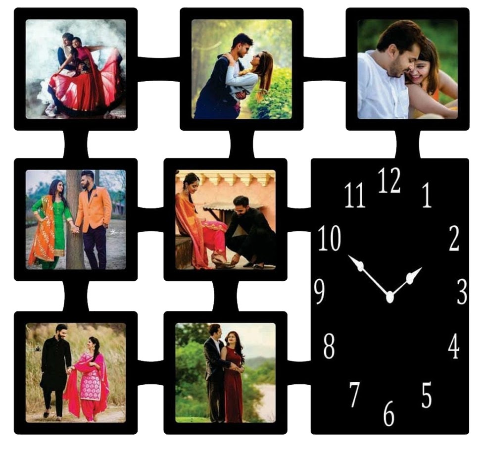 Photo Frame Wall Clock