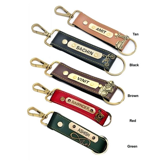 Personalized Leather Keychains