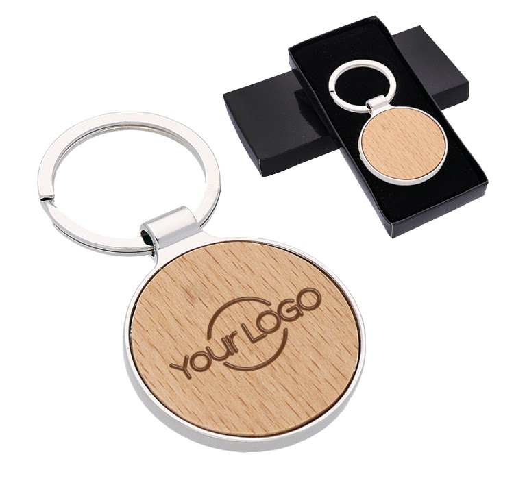 Customizable Wooden Keychain