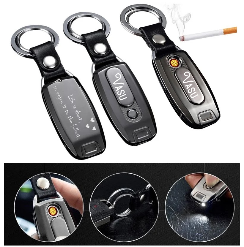 Electric Rechargeable Lighter Keychain
