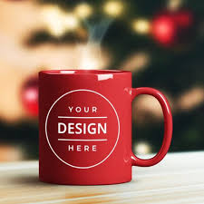 Customizable Red Mug