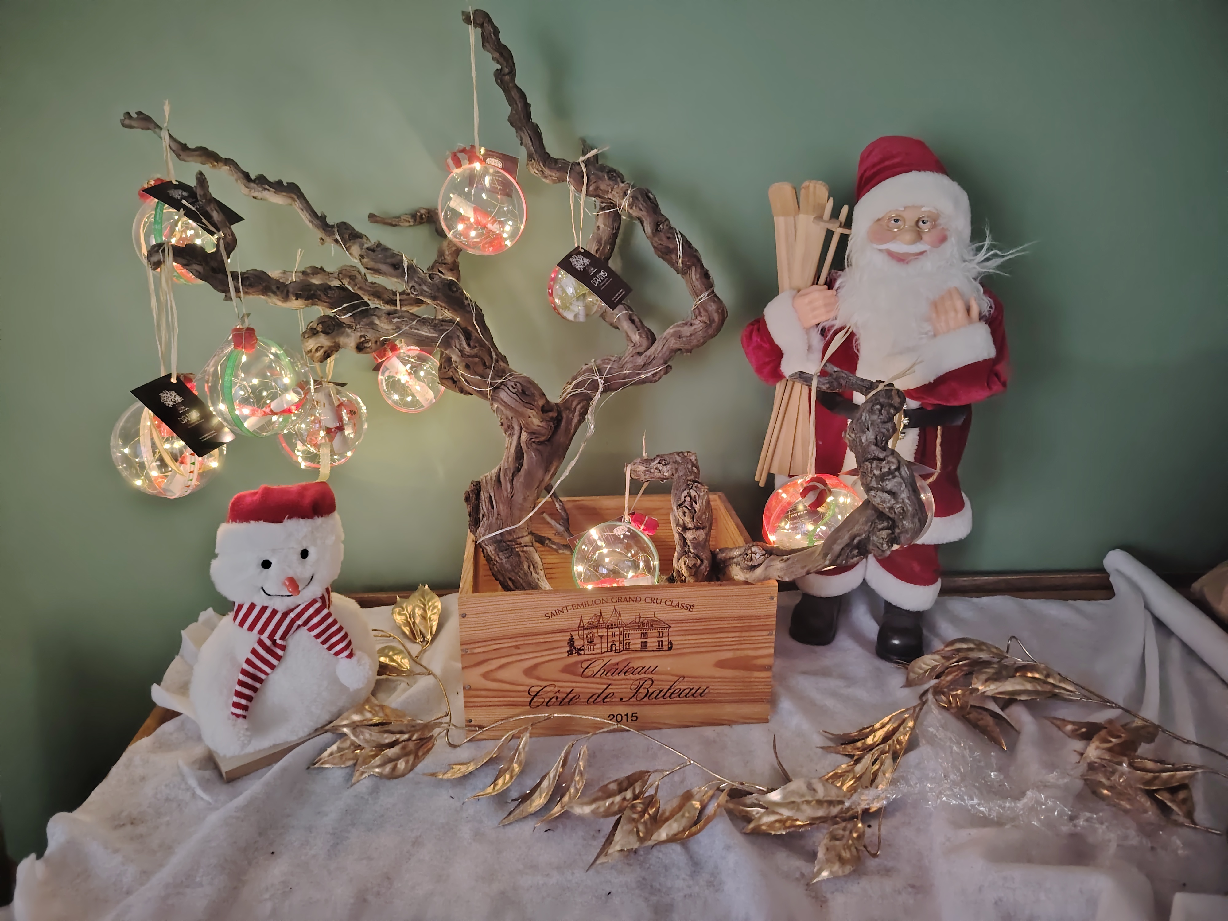 Boule de Noël Lumineuse : Carte Cadeau Massage bien-être