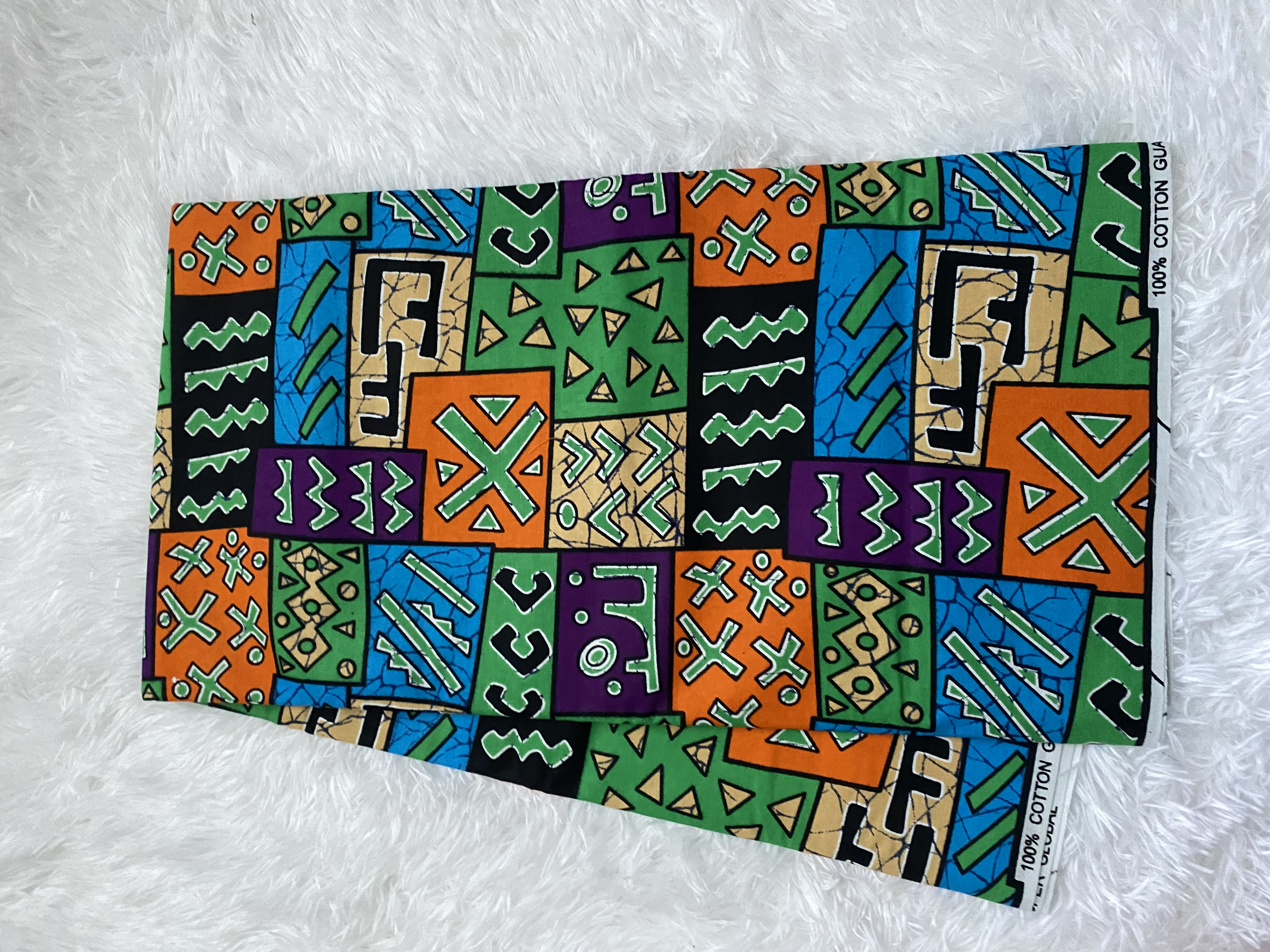 Colorful African Print Fabric