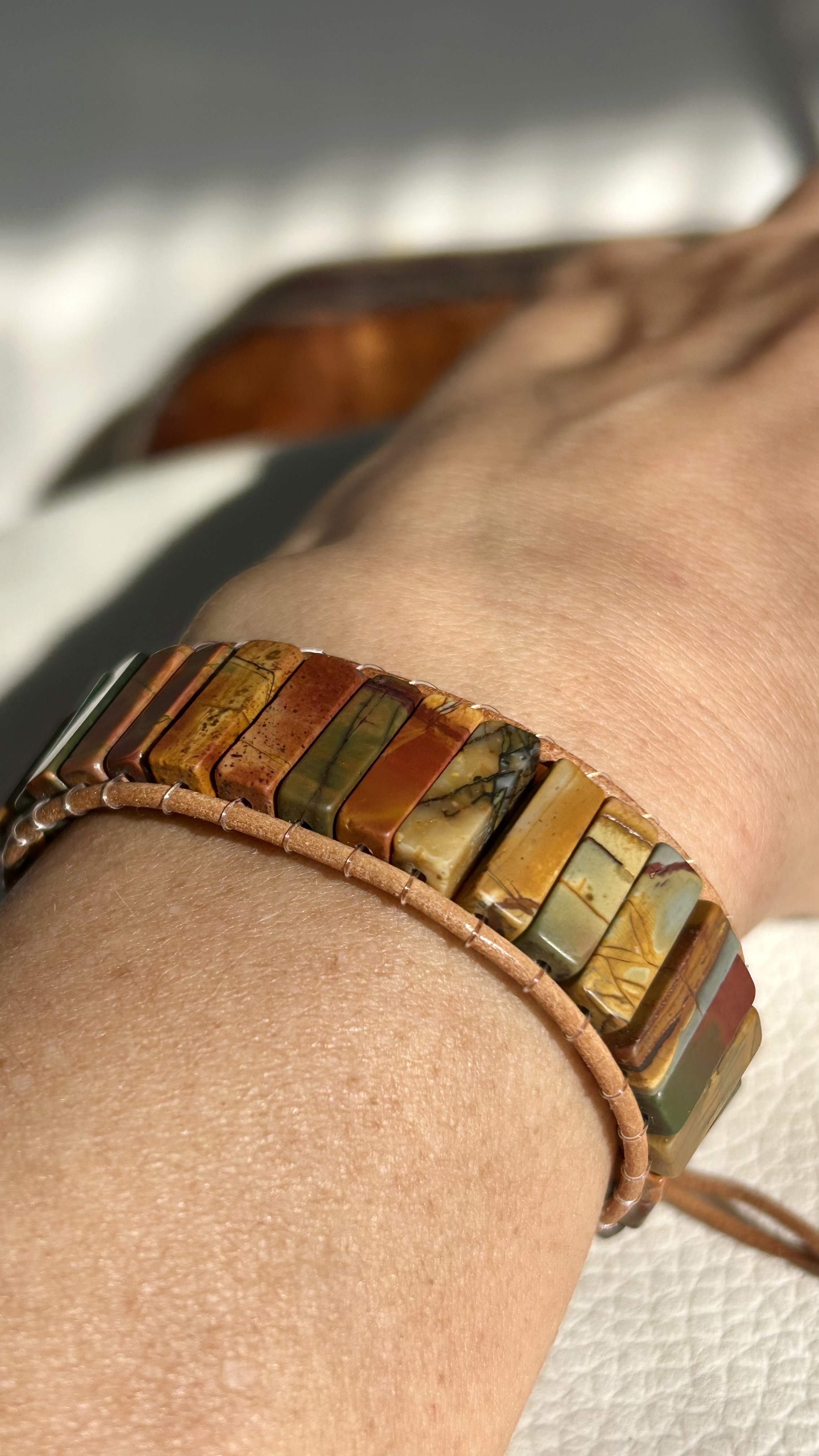 Picasso beads bracelet