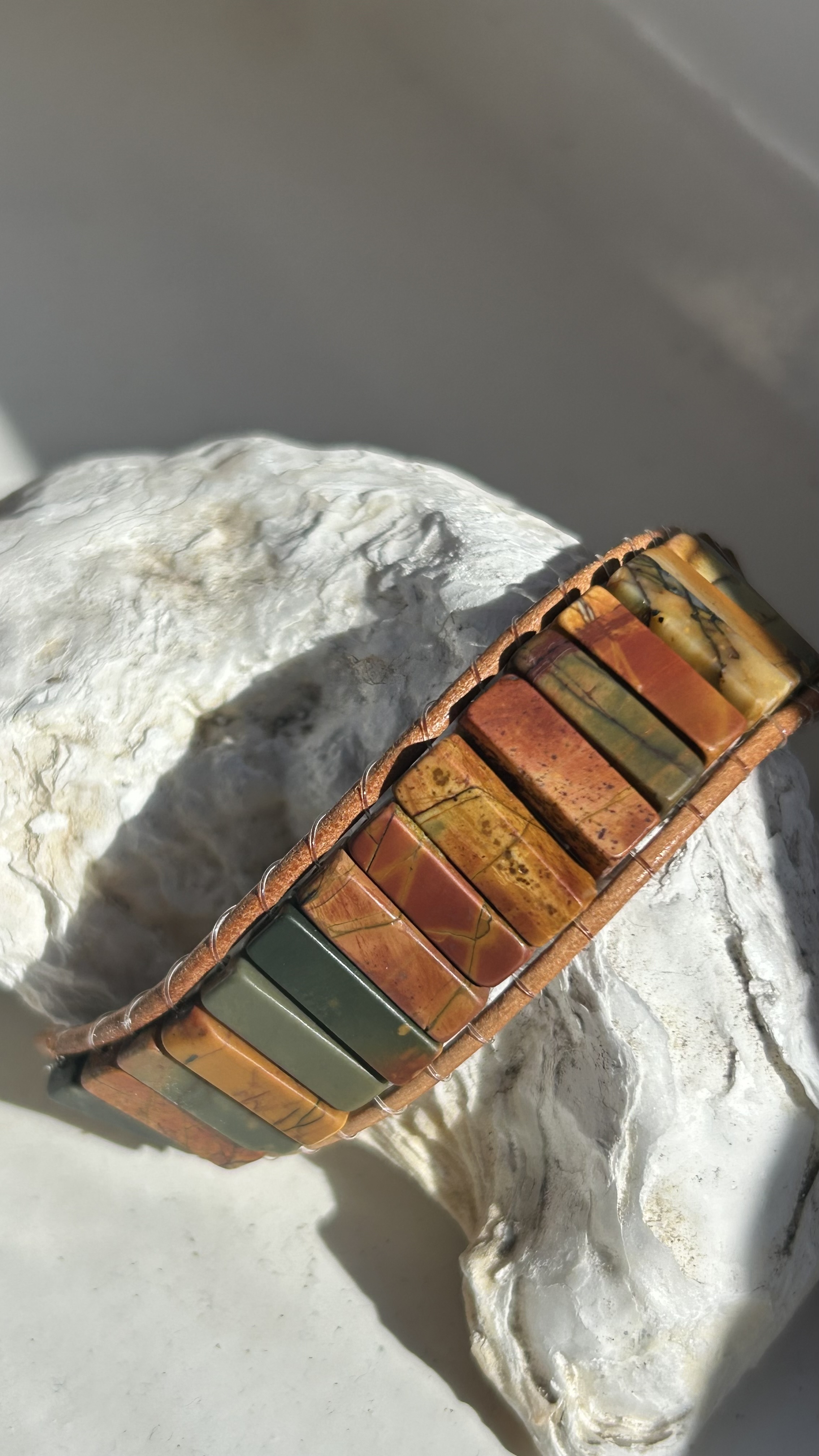 Picasso beads bracelet