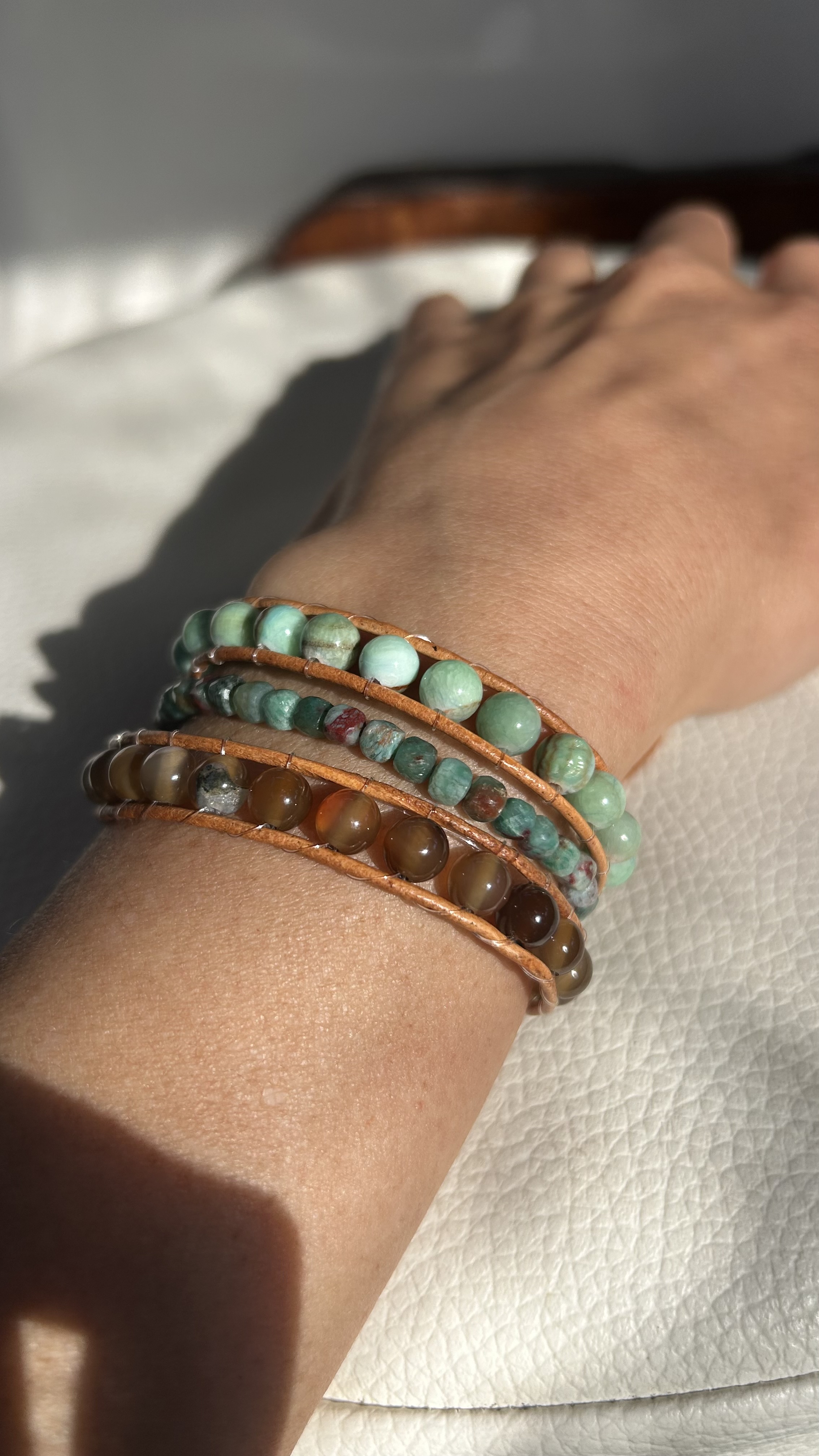 Island colors wrap bracelet 