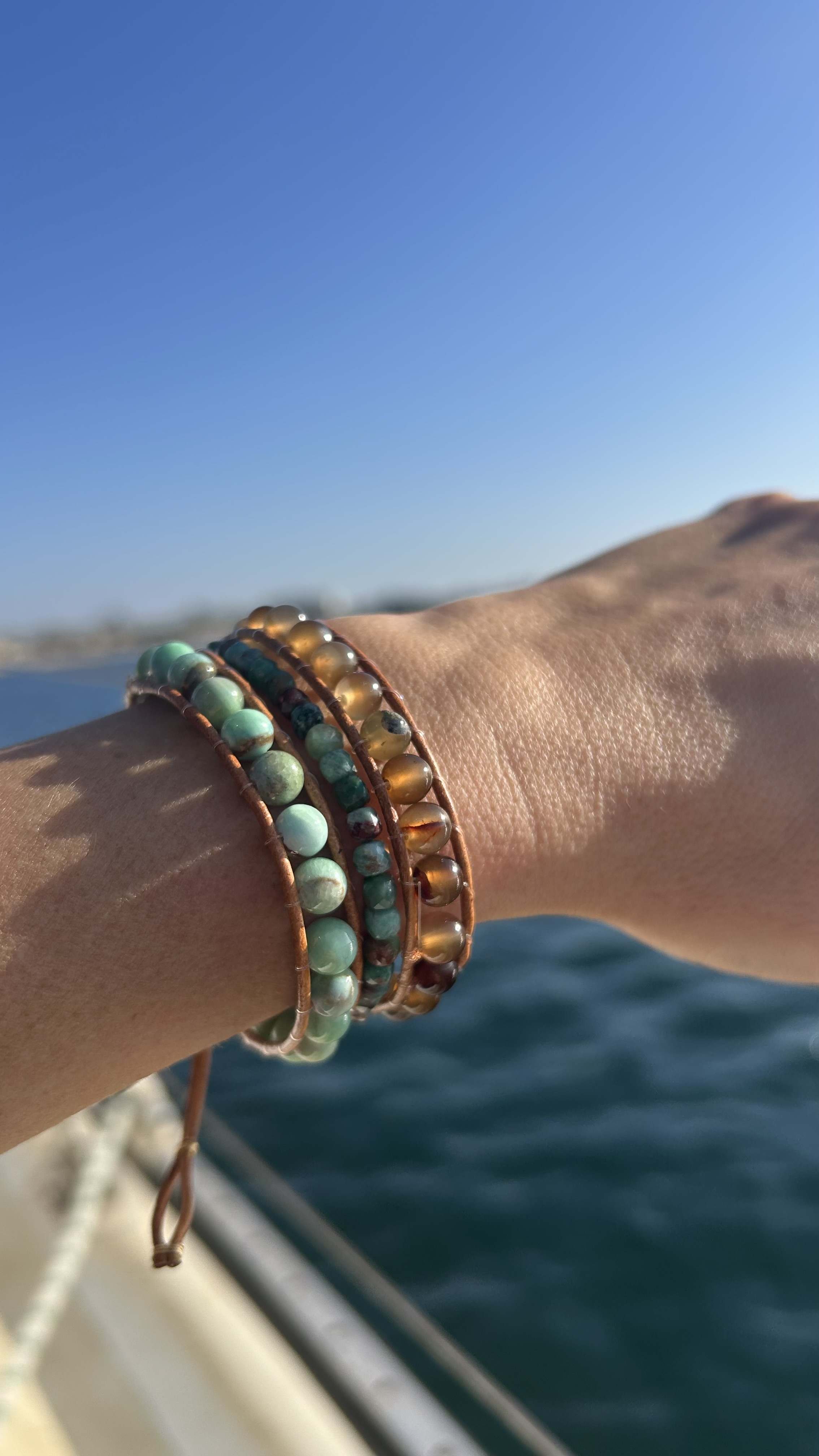 Island colors wrap bracelet 