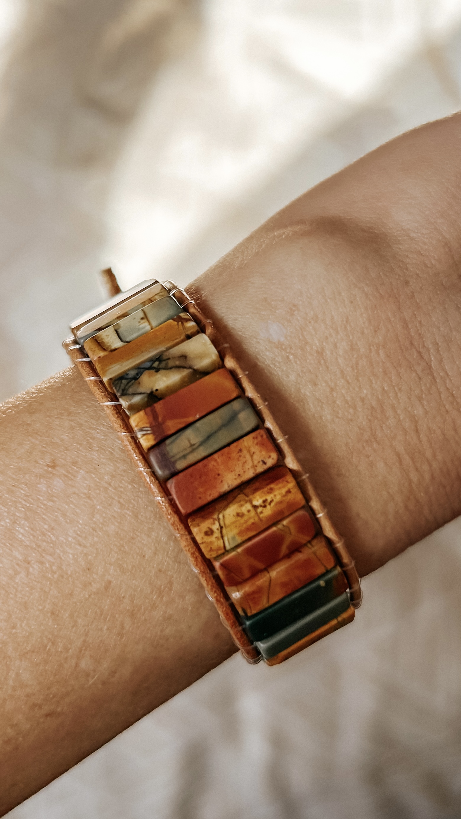 Picasso beads bracelet