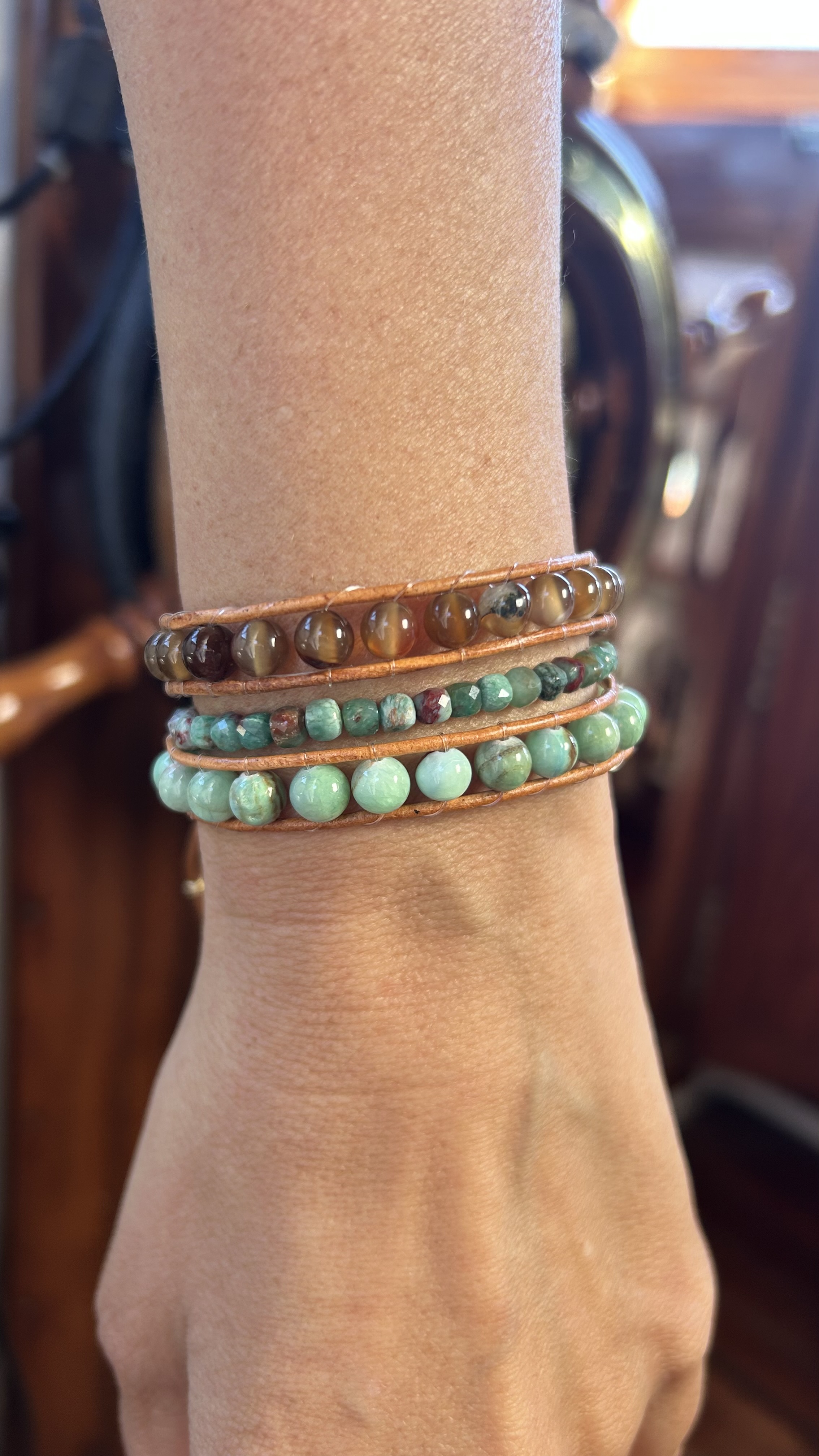 Island colors wrap bracelet 