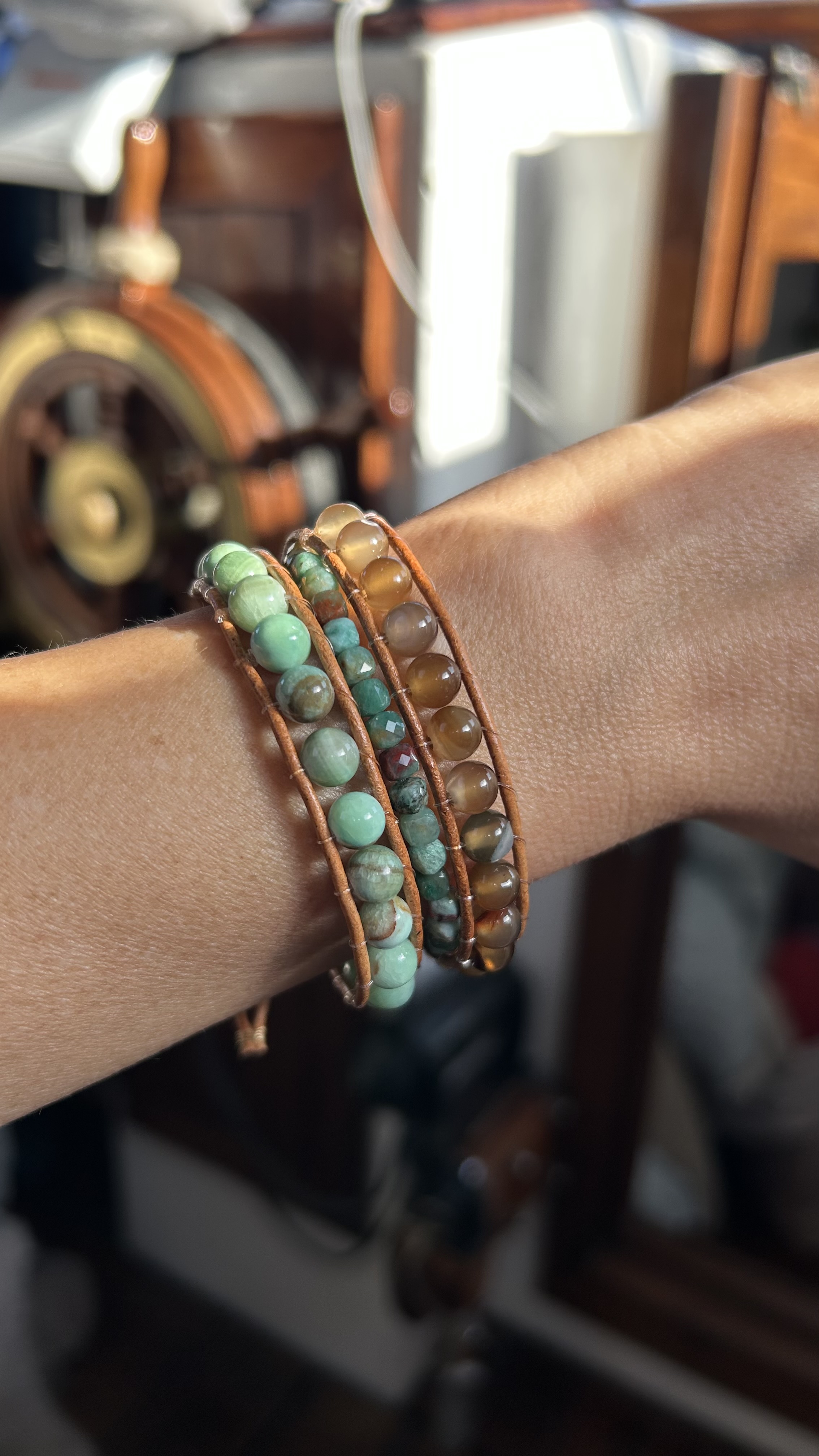 Island colors wrap bracelet 