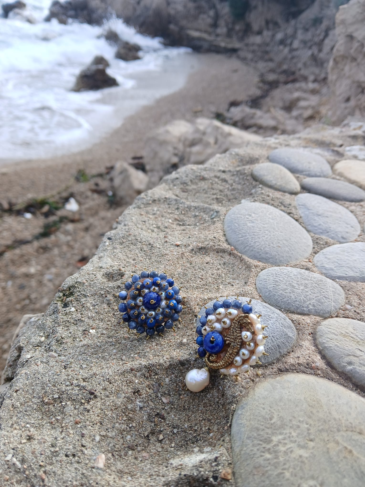 Boucles d'oreilles artisanales fait-main