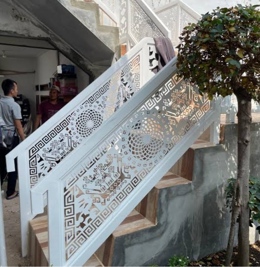 Pagar dan Railing balkon laser