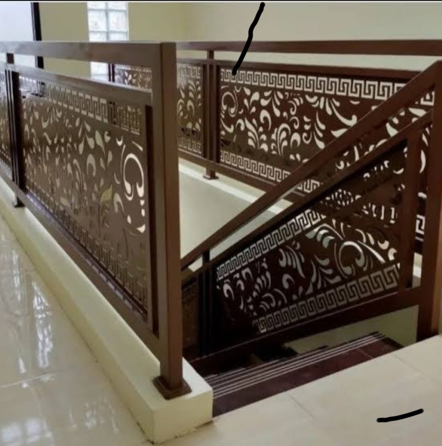 Pagar dan Railing balkon laser