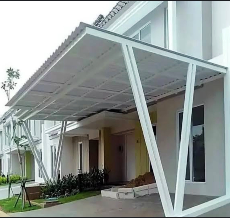 Pagar dan Kanopi Alderon +Talang Air