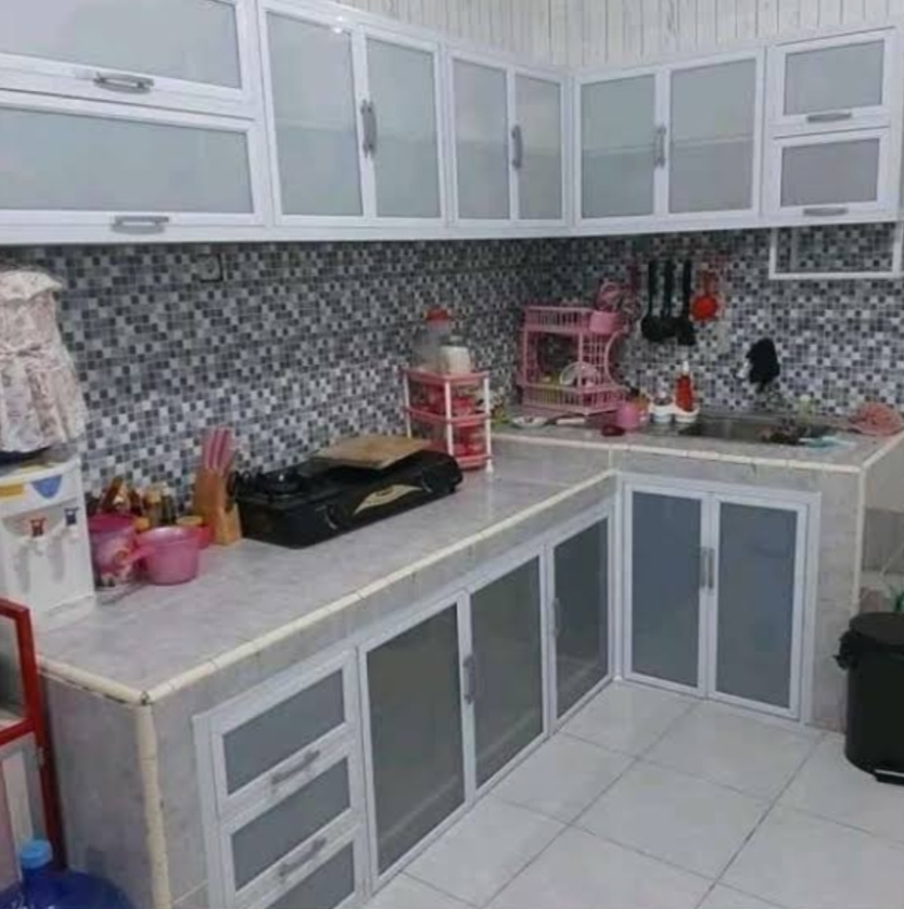 Kabinet Dapur Minimalis alumunium 