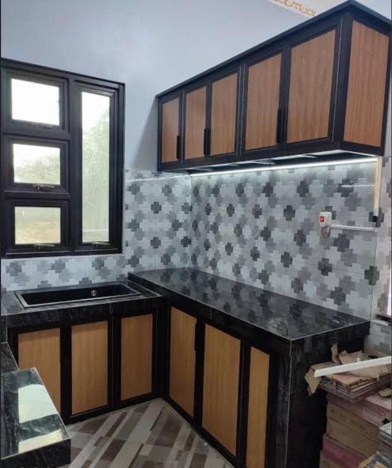 Kabinet Dapur Minimalis alumunium 
