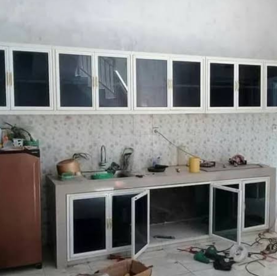 Kabinet Dapur Minimalis alumunium 
