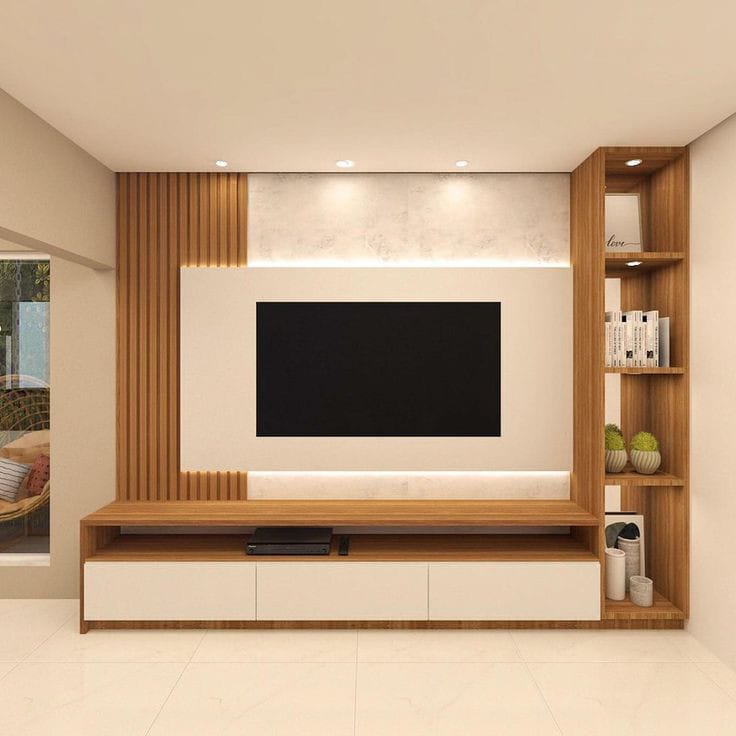 Backdrop tv / Panel Dinding TV Modern
