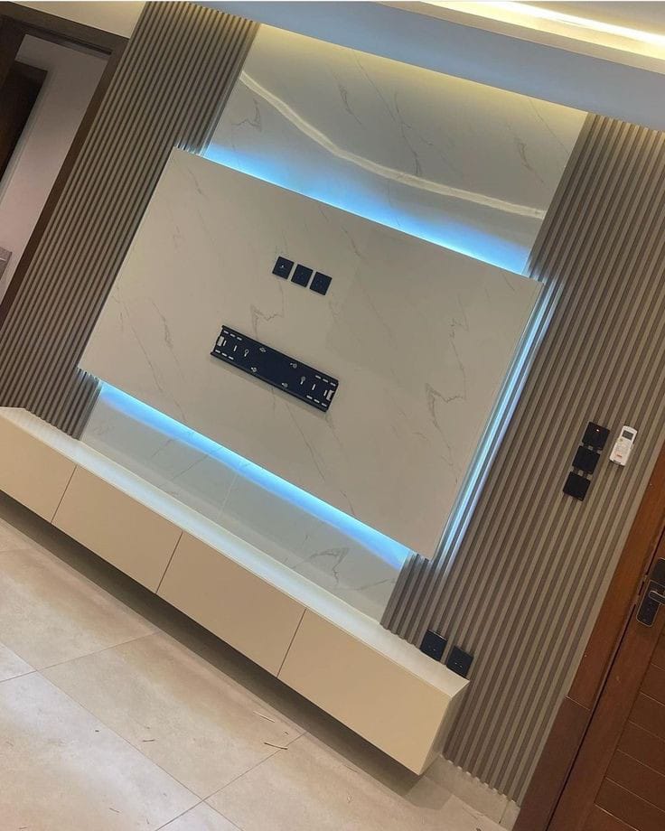 Backdrop tv / Panel Dinding TV Modern