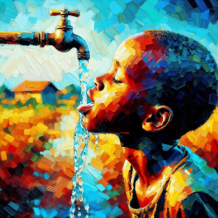 Vivid Watercolor Art Print