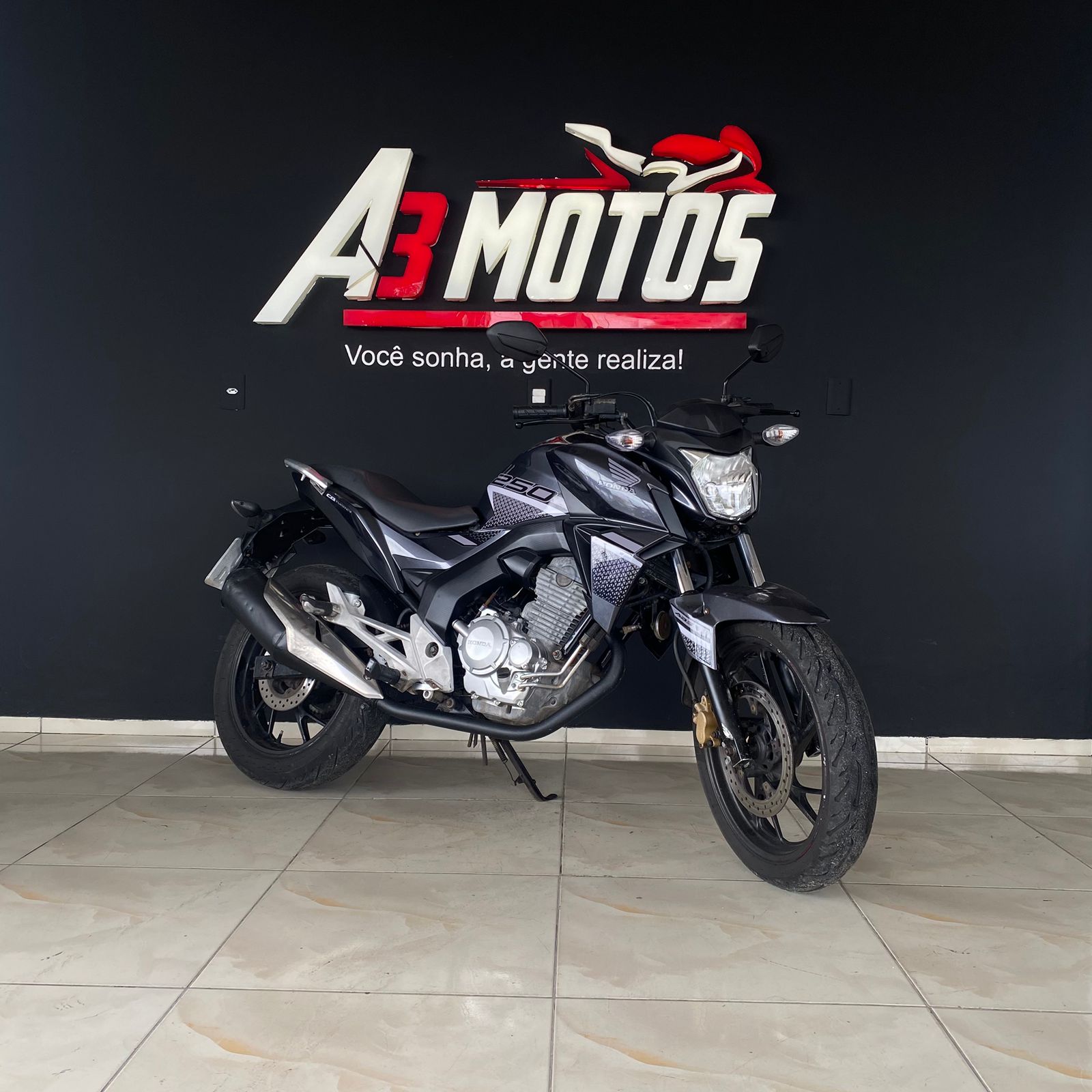 CB 250 TWISTER - CINZA