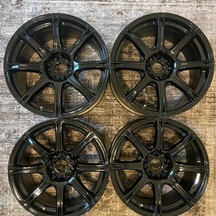 Staggered Wheel Set – Fresh Black Finish 