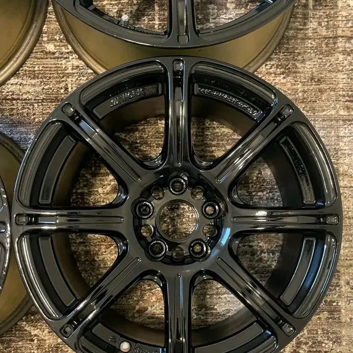 Staggered Wheel Set – Fresh Black Finish 