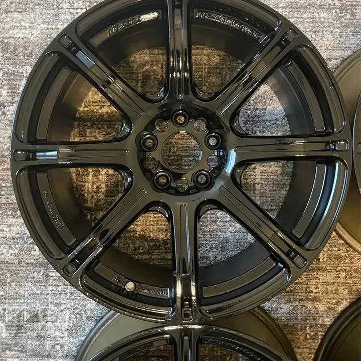 Staggered Wheel Set – Fresh Black Finish 
