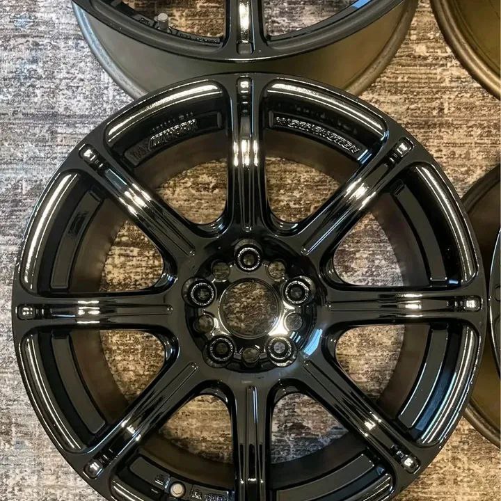 Staggered Wheel Set – Fresh Black Finish 