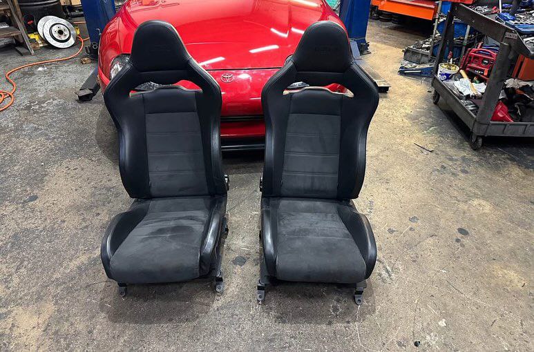Like-New Sparco SPX Carbon Back Seats with Supra Rails -