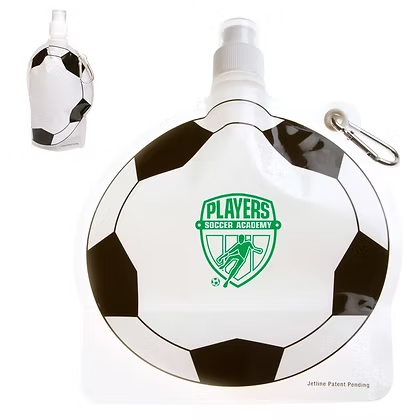 Botella de Agua Colapsable Bola de Futbol