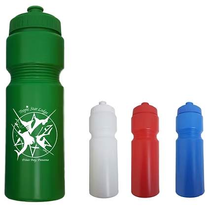 Botella Deportiva Cuerpo y Tapa del mismo color