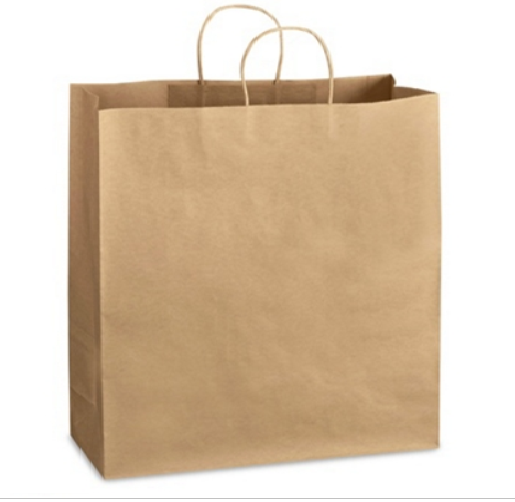 Bolsa kraft tamaño 39x42x15 cm