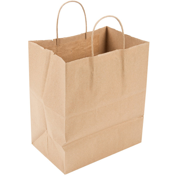 Bolsa kraft tamaño 34x37x20 cm