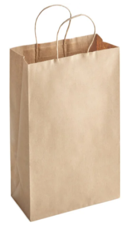 Bolsa de papel Kraft para botella de vino
