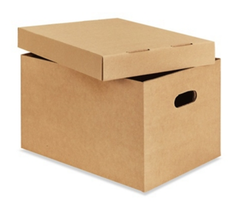 Caja de cartón con tapa