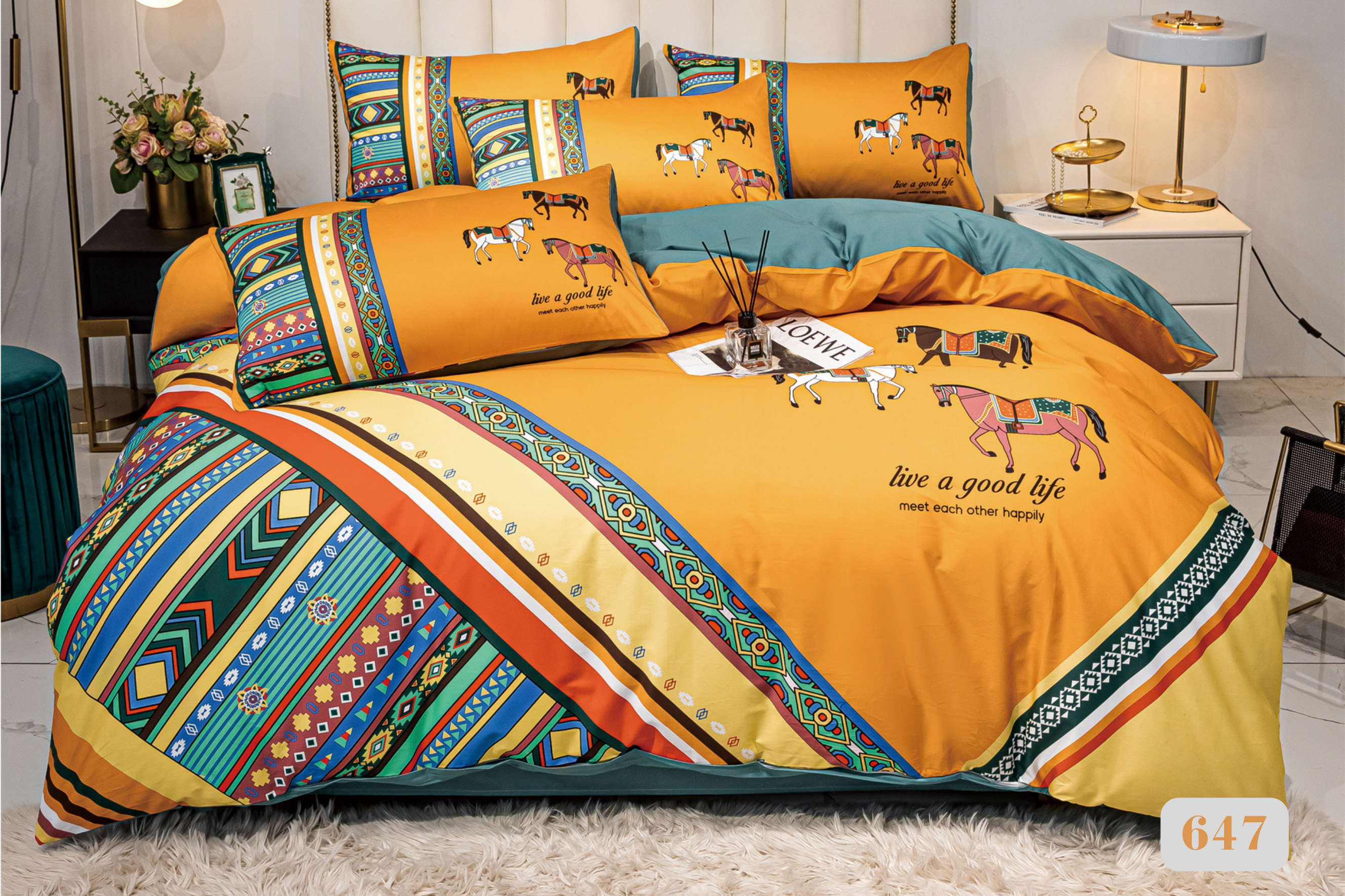 Bedsheet Leafy®  Code: 647