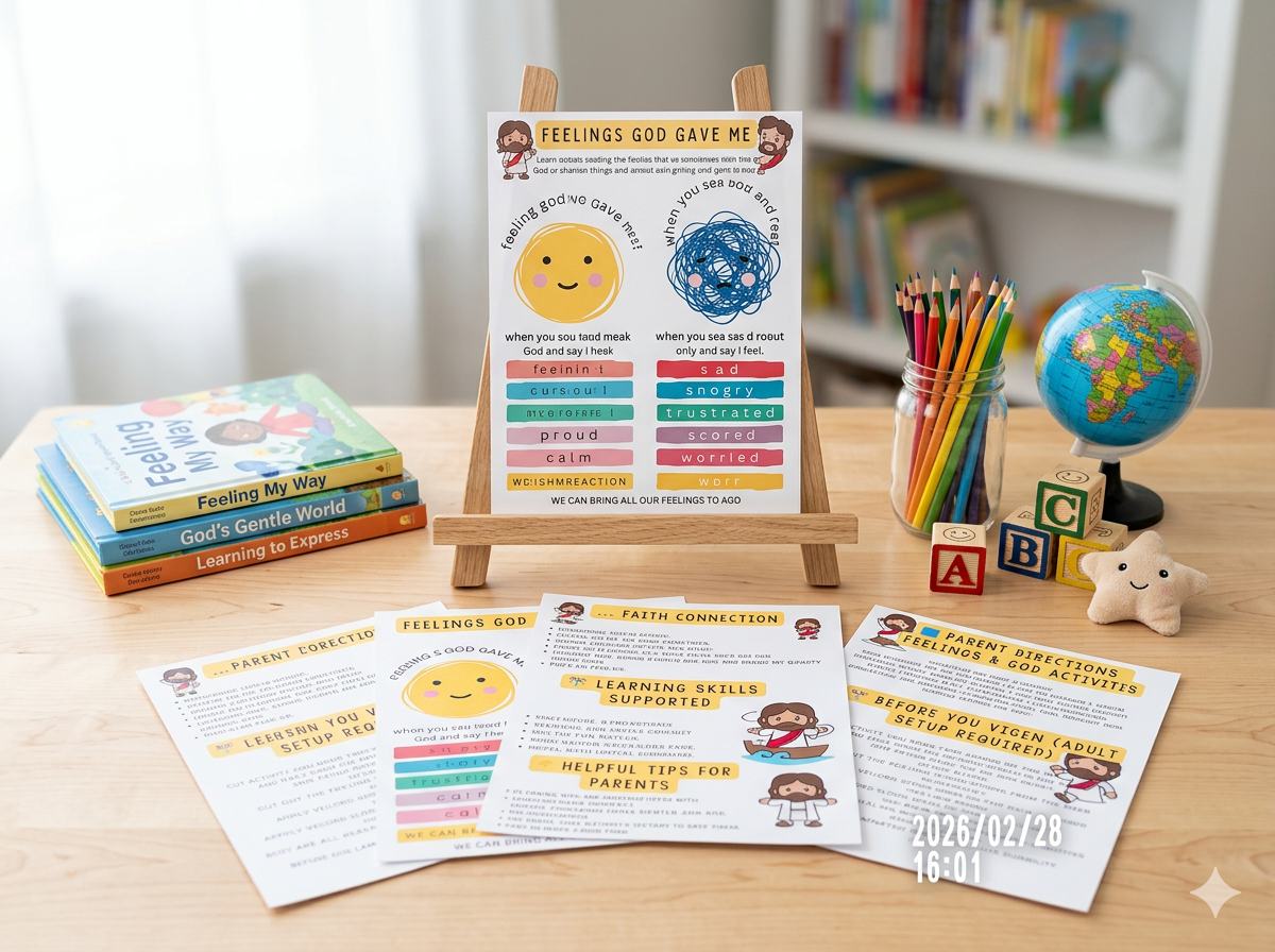 Feelings God Gave Me Learning Kit