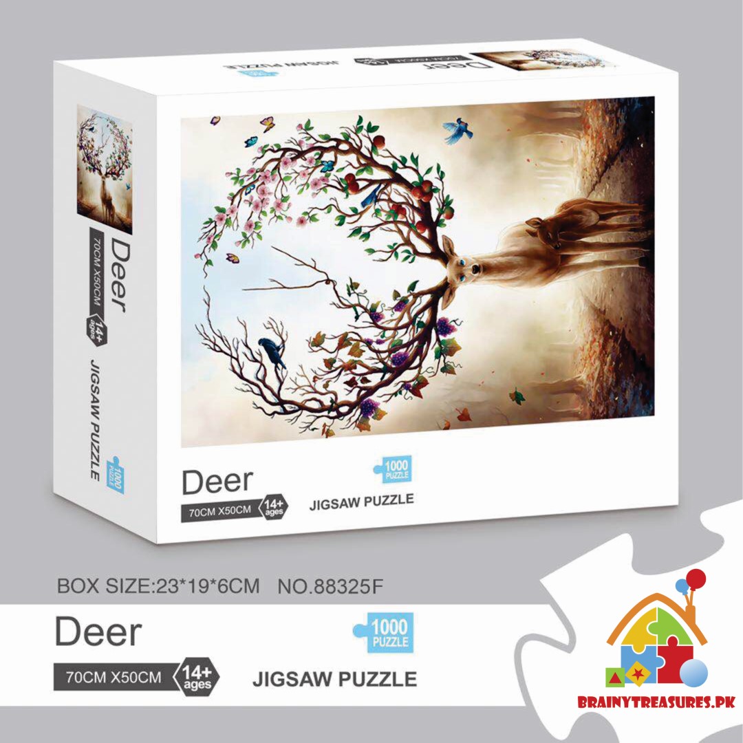 1000 Pieces Puzzle - Deer