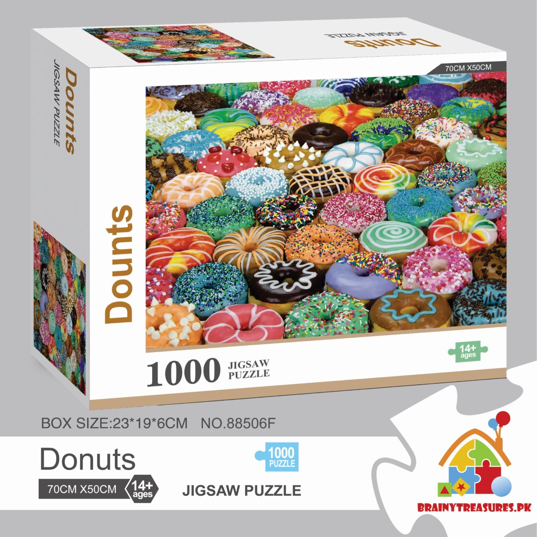 1000 Pieces Puzzle - Donuts